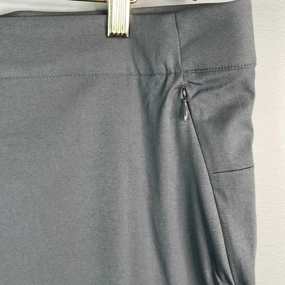 LOLE NWT Travel Pants Grey Elasticized Waist Zippered Pockets Straight Taper 16 - Picture 5 of 10